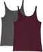 Women'S Slim-Fit Thin Strap Tank Top, Pack of 2