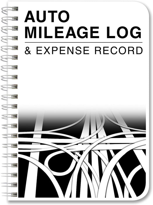 Mileage Log Book/Auto Mileage Expense Record Notebook for Taxes - 126 Pages - 5" X 7" Wire-O (Log-126-57Cw-A(Mileage))