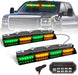 "Emergency Dash Strobe Lights: 2X16.8 Inch Amber White Security Light Bar with Controller"