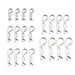 80 Pcs 6 Sizes Stainless Steel Hitch Pin Clip R Clips Retaining Pins Tractor Cotter Pin Hair Pin Assortment Spring Clip Retainer Pins Kit for Hitch Pin Lock System, Trucks, Engine Repair