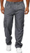 Men'S Cargo Pants with Pockets Cotton Hiking Sweatpants Casual Athletic Jogger Sports Outdoor Trousers Relaxed Fit