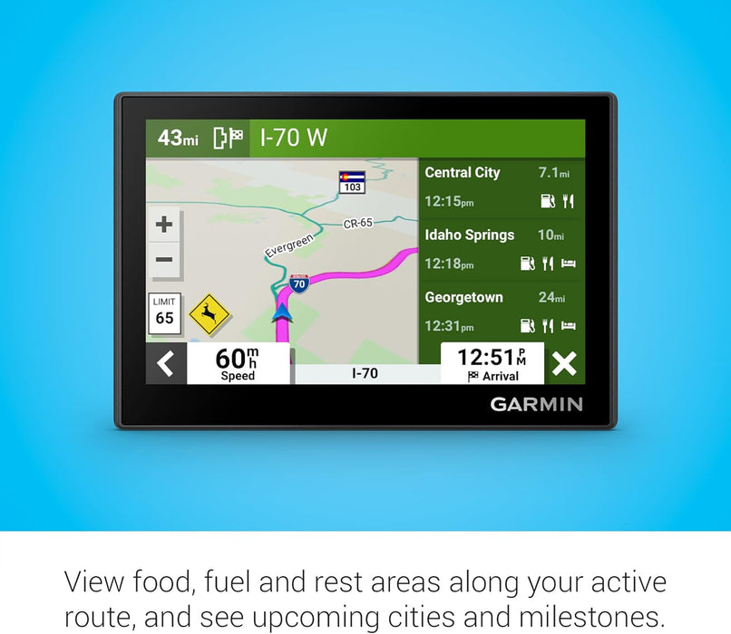 Drive™ 53 with Traffic, GPS Navigator, High-Resolution Touchscreen, Simple On-Screen Menus and Easy-To-See Map, Driver and Traffic Alerts