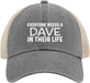 Everyone Needs a Dave in Their Life Hat Trucker Hat Men Vintage Mesh Baseball Cap for Summer