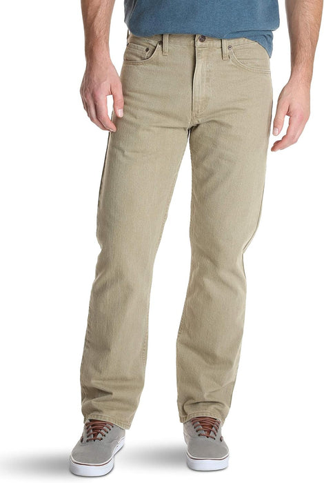 "Wrangler Men's Classic Flex Jeans - Relaxed Fit, 5-Pocket Style"