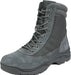 "Men's Military Tactical Side Zip Leather Combat Boots by "