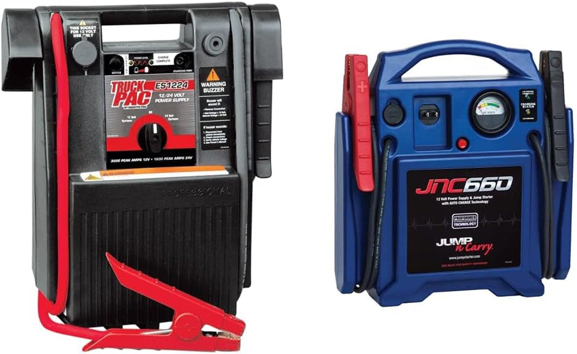 "Powerful  Booster PAC ES5000 Jump Starter - 1500 Peak Amps!"