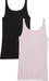 Women'S Slim-Fit Thin Strap Tank Top, Pack of 2