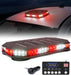 "Patented  42 LED Roof Top Strobe Beacon Light Bar - Ultimate Hazard Warning Emergency Flashing Lights for Construction Vehicles and More!"