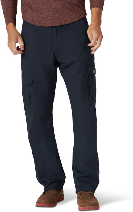 "Wrangler Men's Stretch Cargo Pants - Relaxed Fit and Authentic Style"