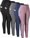 Leggings with Pockets for Women, High Waisted Tummy Control Workout Yoga Pants