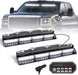 "Emergency Dash Strobe Lights: 2X16.8 Inch Amber White Security Light Bar with Controller"