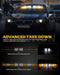 "Emergency Dash Strobe Lights: 2X16.8 Inch Amber White Security Light Bar with Controller"