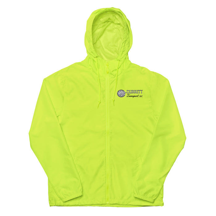 Unisex lightweight zip up windbreaker