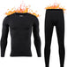 Long Johns Thermal Underwear for Men Skiing Winter Warm Hunting Gear Fleece Lined Base Layer Set Top Bottom