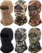 6 Pieces Balaclava Face Mask Motorcycle Windproof Camouflage Fishing Face Cover UV Protection