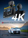 4K Dash Cam with Built-In Wifi GPS, 2160P UHD Dash Camera for Cars, 3.5" IPS Dashcam for Cars with 32GB Card, 170° Wide Angle, WDR, Night Vision, G-Sensor, Parking Mode