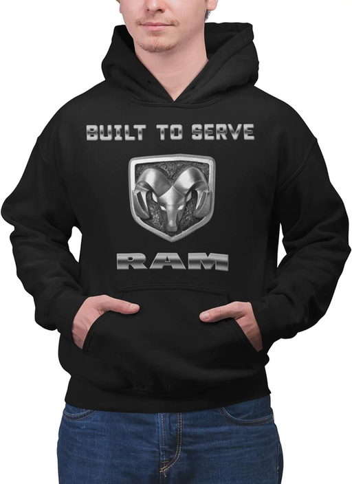 Guts and Glory RAM, BUILT to SERVE RAM Trucks, Dodge Trucks HOODIE SWEATSHIRT