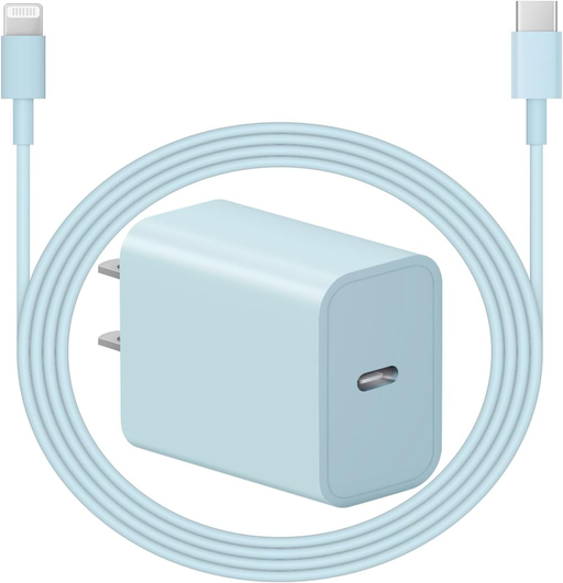 Iphone 11 12 13 14 Fast Charger [Apple Mfi Certified] 20W PD Type C Power Wall Charger with 6FT Charging Cable Compatible Iphone 14/14 Max/14 Pro/13/13 Pro Max/12/12 Pro/12 Pro Max/11/11 Pro Ipad