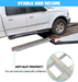 80" X 15" X 2.3" Ramps Aluminum 6000 LBS Silver Truck Trailer Hook End Knife Foot 1 Pair 2 Ramps