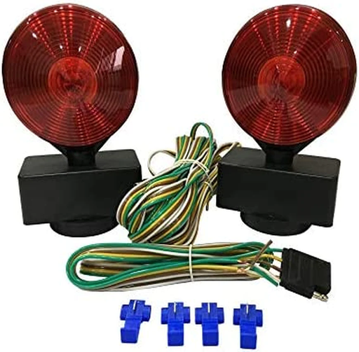 80778 Magnetic Towing Light Kit (Dual Sided for RV, Boat, Trailer and More DOT Approved)