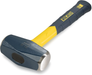 Sure Strike Drilling/Crack Hammer - 3-Pound Sledge with Fiberglass Handle & No-Slip Cushion Grip - Mrf3Lb,Blue/Yellow