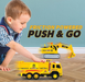 2 Pack Construction Toy Trucks - 1:12 SCALE Dump Truck + Excavator Truck with Lights and Sounds, Push and Go Realistic Big Truck Toy, Construction Vehicle Excavator Toy for Boys Ages 3, 4, 5, 6, 7, 8+