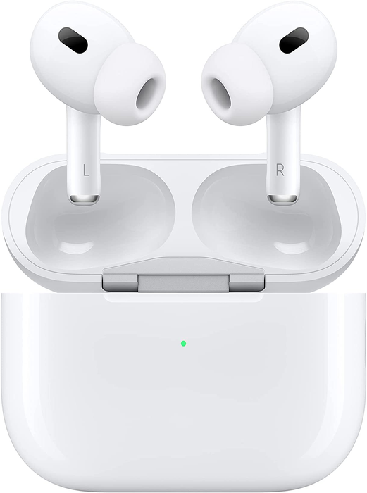 Airpods Pro (2Nd Generation) Wireless Ear Buds with USB-C Charging, up to 2X More Active Noise Cancelling Bluetooth Headphones, Transparency Mode, Adaptive Audio, Personalized Spatial Audio