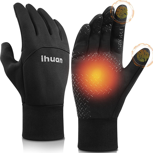 Winter Gloves for Men Women - Waterproof Warm Glove for Cold Weather, Thermal Gloves Touch Screen Finger for Running