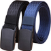 2 Pack Nylon Belt Outdoor Military Web Belt 1.5" Men Tactical Webbing Belt