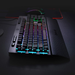 K512 Shiva RGB Backlit Membrane Gaming Keyboard with Multimedia Keys, Linear Mechanical-Feel Switch, 6 Extra On-Board Macro Keys, Dedicated Media Control, Detachable Wrist Rest