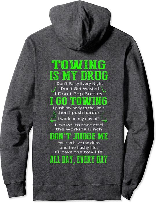 Proud Tow Truck Operator Pullover Hoodie