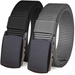 2 Pack Nylon Belt Outdoor Military Web Belt 1.5" Men Tactical Webbing Belt