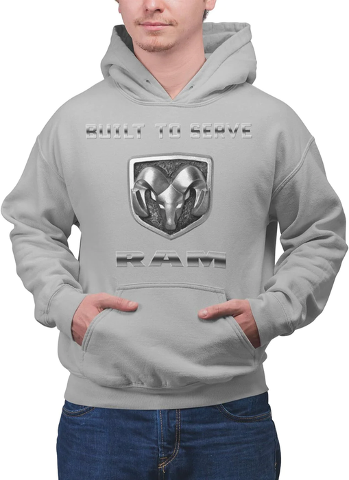 Guts and Glory RAM, BUILT to SERVE RAM Trucks, Dodge Trucks HOODIE SWEATSHIRT