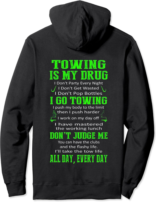 Proud Tow Truck Operator Pullover Hoodie