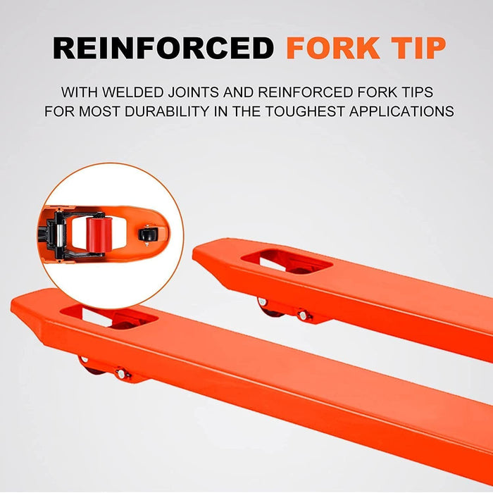 Tory Carrier Pallet Jack 5500 Lb. Capacity, Manual Pallet Truck 21 X 48 Forks Standard Duty Hand Trucks