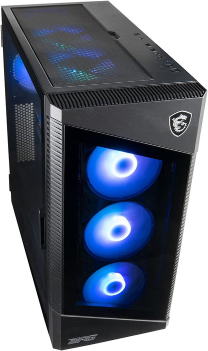 MPG Velox Gaming Desktop, AMD Ryzen 7 5700X, 32GB DDR4, 512GB Nvme SSD + 2TB HDD, NVIDIA Geforce RTX 4070 Ti, Windows 11 Home