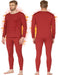 Long Johns Thermal Underwear for Men Skiing Winter Warm Hunting Gear Fleece Lined Base Layer Set Top Bottom