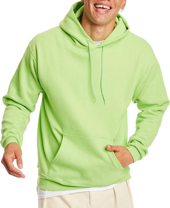 Men'S Ecosmart Hoodie, Midweight Fleece Sweatshirt, Pullover Hooded Sweatshirt for Men