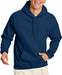 Men'S Ecosmart Hoodie, Midweight Fleece Sweatshirt, Pullover Hooded Sweatshirt for Men