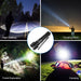 Rechargeable Flashlights High Lumens, Super Bright LED Flashlight 8000 Lumens, Zoomable IPX4 Waterproof Flash Light, Handheld Tactical Flashlight for Camping Emergencies