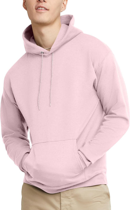 Men'S Ecosmart Hoodie, Midweight Fleece Sweatshirt, Pullover Hooded Sweatshirt for Men