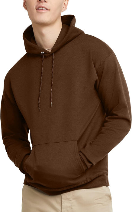 Men'S Ecosmart Hoodie, Midweight Fleece Sweatshirt, Pullover Hooded Sweatshirt for Men