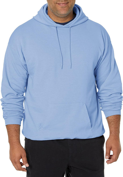 Men'S Ecosmart Hoodie, Midweight Fleece Sweatshirt, Pullover Hooded Sweatshirt for Men