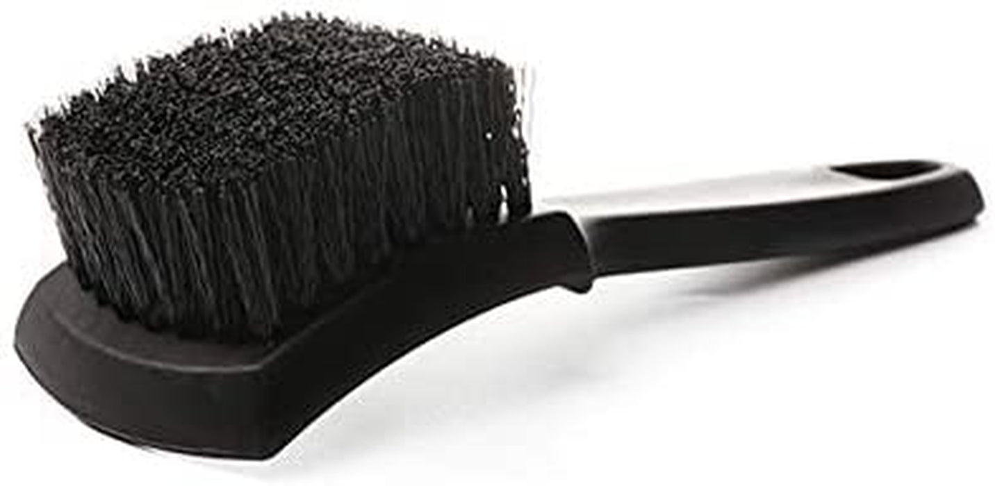 Tire Brush, Black Stiff Bristle Wheel Cleaning Brush, Car Carpet Brush, Detail Brush