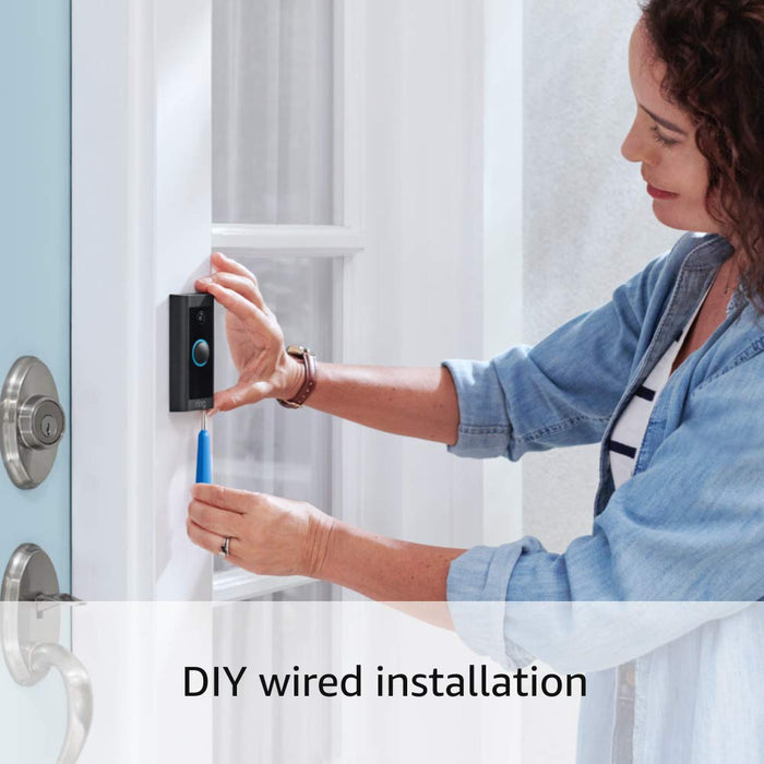 Video Doorbell Wired | Use Two-Way Talk, Advanced Motion Detection, HD Camera and Real-Time Alerts to Monitor Your Front Door (Wi Required)