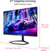 27 Inch 240Hz Gaming Monitor AMD Freesync Premium HDMI Displayport Build-In Speakers Machine Black 2024 (FWD240 Series)