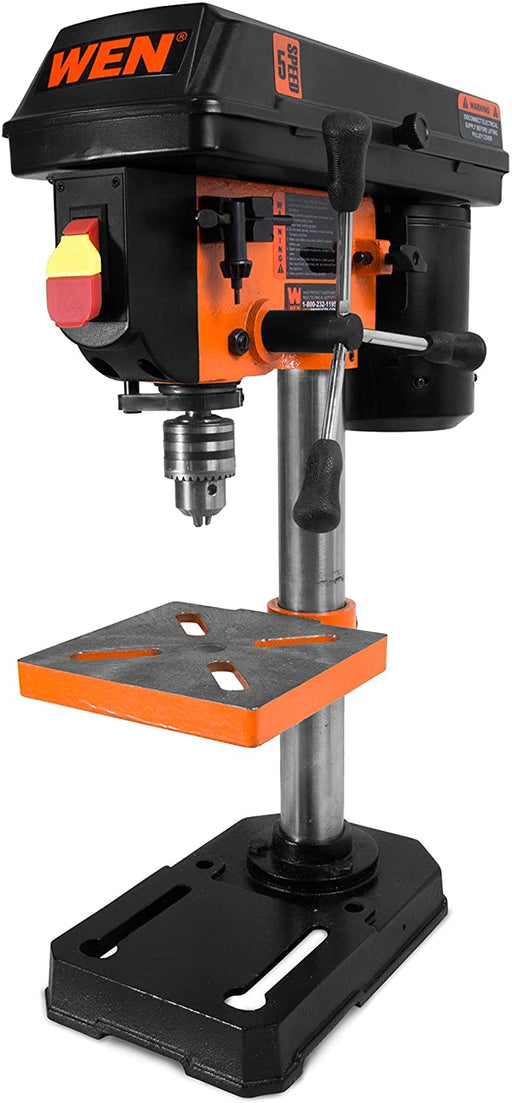 4208T 2.3-Amp 8-Inch 5-Speed Cast Iron Benchtop Drill Press,Black/Orange