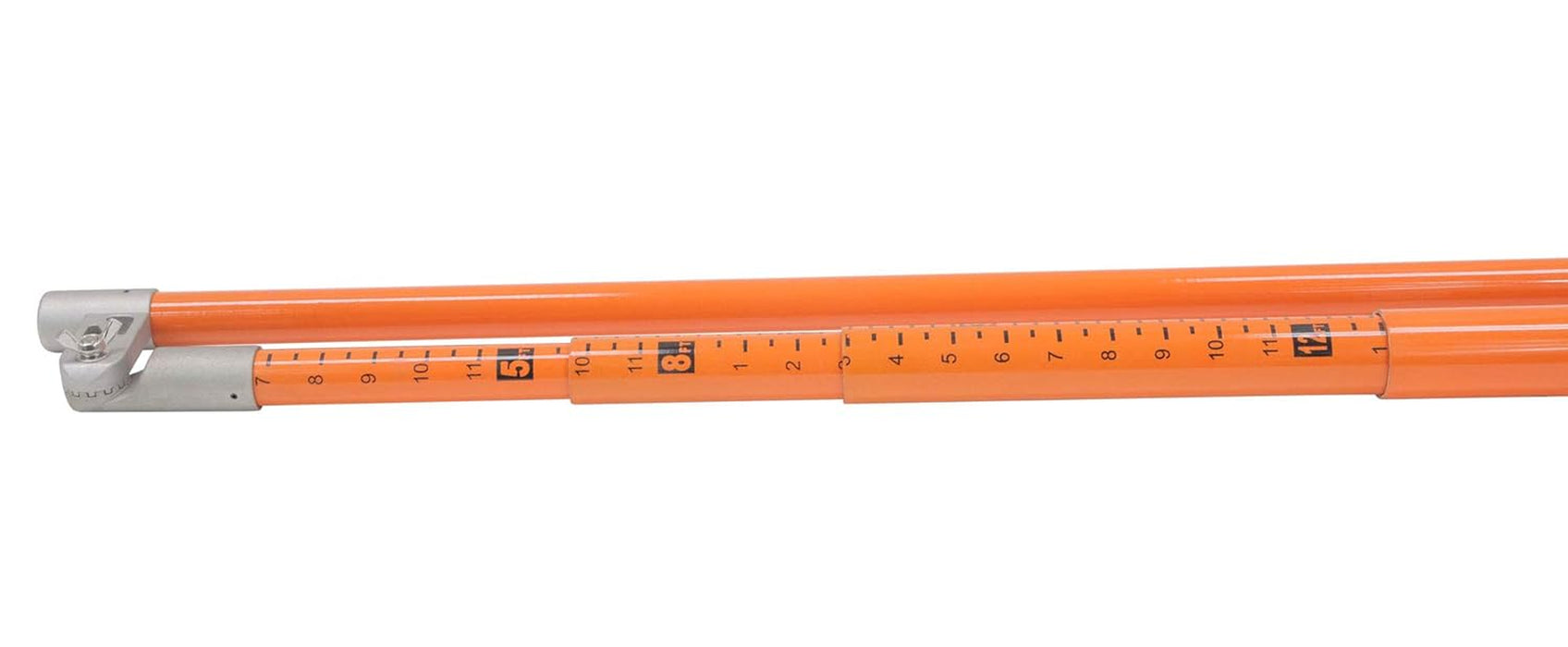 Heavy Duty 15' Load Height Measuring Stick - Adjustable Height Stick for Trucks & Trailer with Carrying Bag