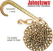 Tow Chain with 15 Inch Forged J Hook and Grab Hook - Grade 70 Chain - 6 Foot - 4,700 Pound Safe Working Load