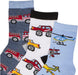 Little Boys Trains Trucks Cars Pattern Crew Socks 6 Pack